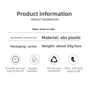 Almond French Tip Press on Nails