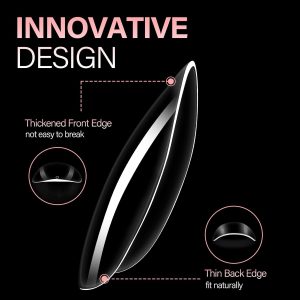 AILLSA Short Almond Nail