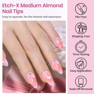 Beetles Medium Almond Nail