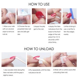 Almond French Tip Press on Nails