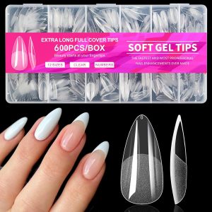 AddFavor 600pcs Almond Nail