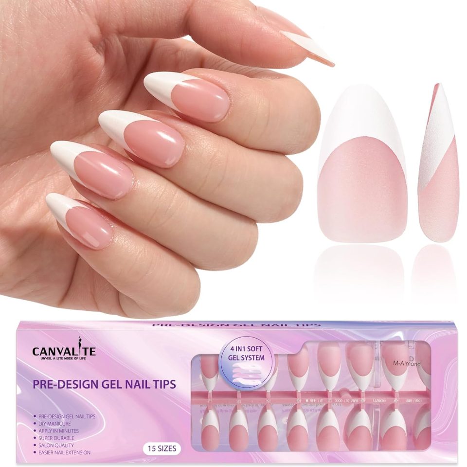 Canvalite French Tip Press on Nails
