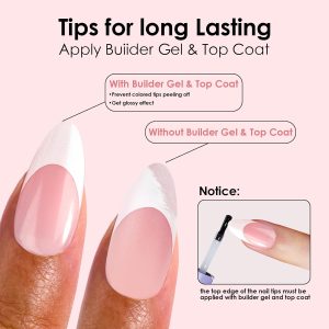 Canvalite French Tip Press on Nails