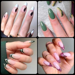 AddFavor 600pcs Almond Nail