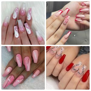 No C Curve XL Long Square Shaped Straight Fake Nails