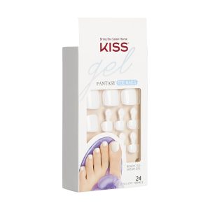 Gel Fantasy Collection Ready-To-Wear Fake Toenails Pedicure Set.