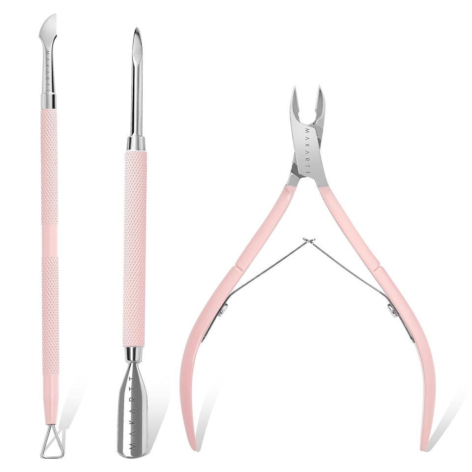 Cuticle Trimmer with Cuticle Pusher.