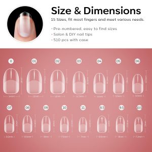Extra Short Oval Round Nail