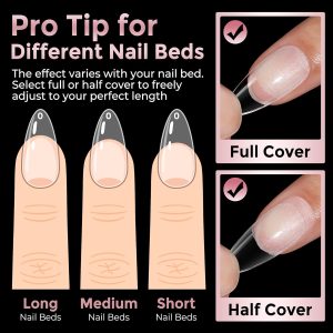 Medium Almond Nail Tips.