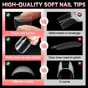 Short Square Gel Nail