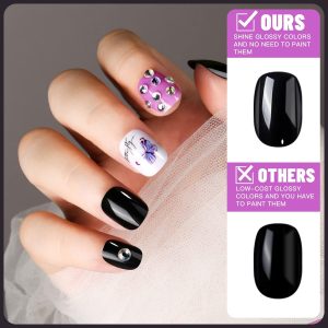 24Pack Short Press On Nails.