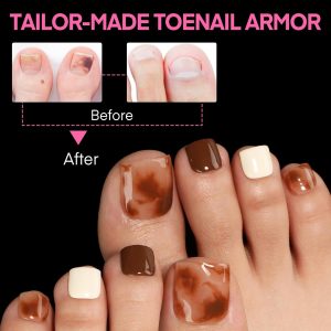 Square Gel Toe Tips – 504pcs.