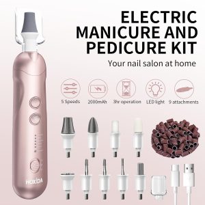 Manicure Pedicure Kit with Case.