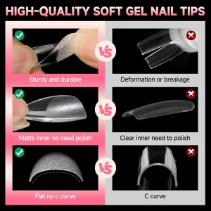 Medium Almond Nail Tips.
