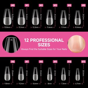 Medium Coffin Nails Tips.