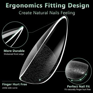 Medium Almond Nail Tips.