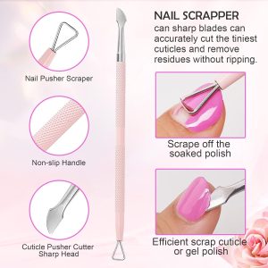 Cuticle Trimmer with Cuticle Pusher.
