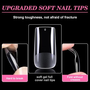 Medium Square Nail Tips.
