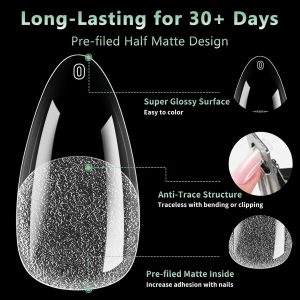 Medium Almond Nail Tips.