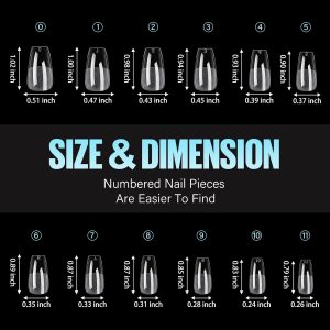 Medium Coffin Nail Tips.