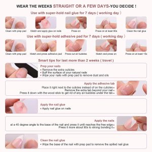 Long Press on Nails Square Fake Nails