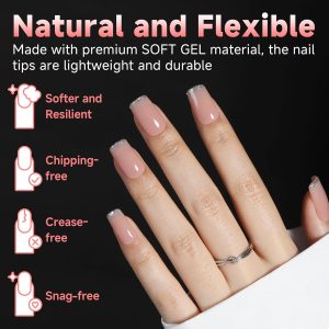 Short Square Gel Nail