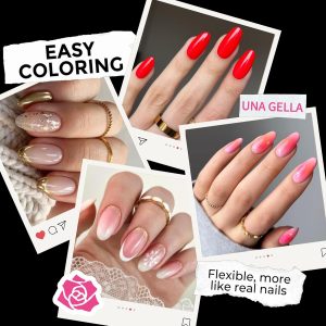 Medium Oval Fake Nails