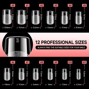 Short Square Gel Nail