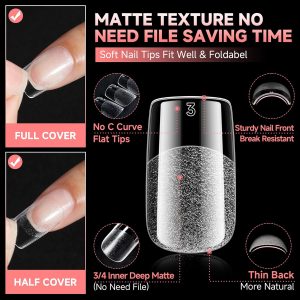 Short Square Gel Nail