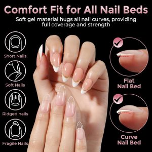 Medium Almond Nail Tips.