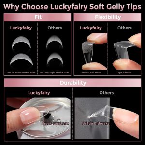 Medium Almond Nail Tips.