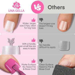 Square Gel Toe Tips – 504pcs.