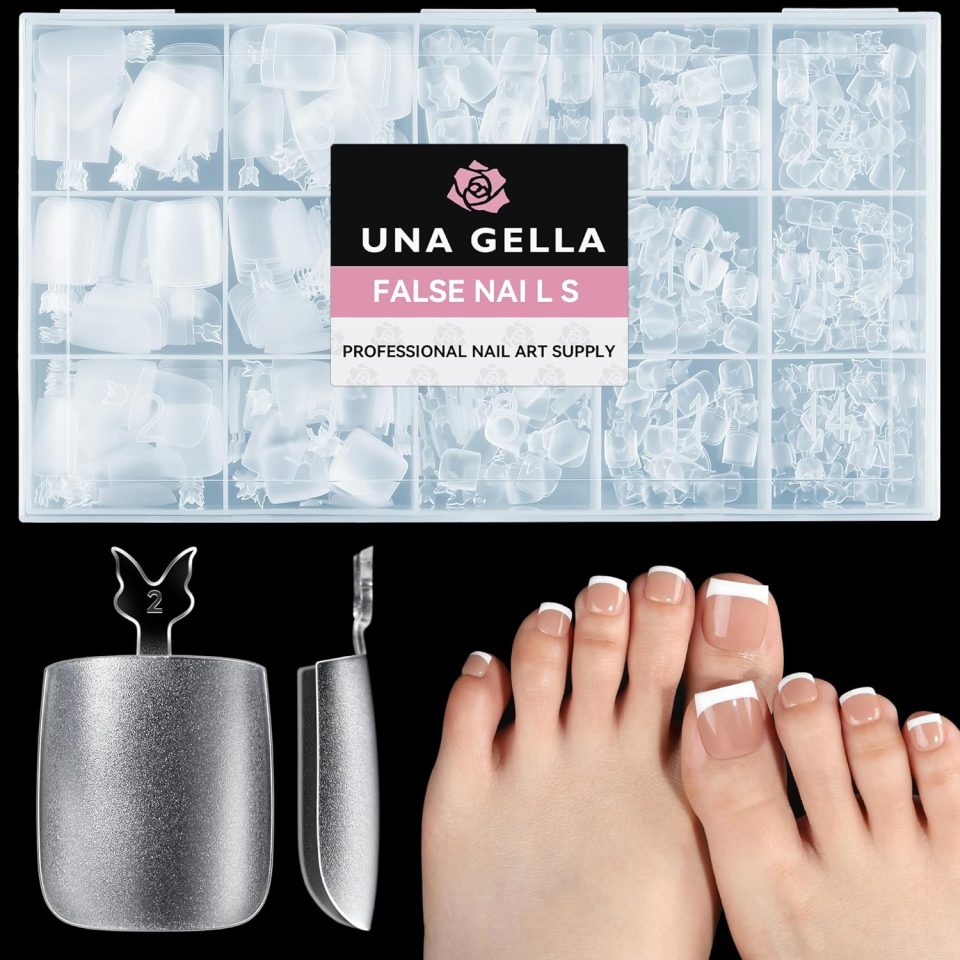  Square Gel Toe Tips - 504pcs.
