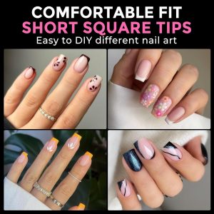 Short Square Gel Nail